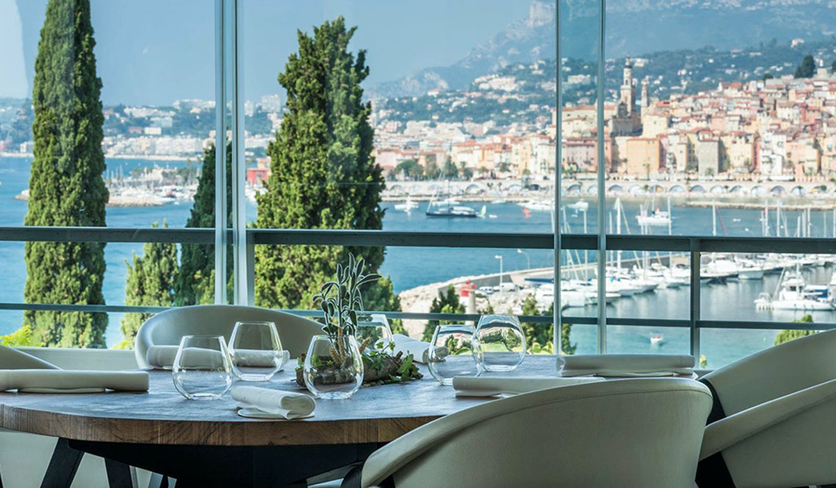 Mirazur restaurants in the South of France