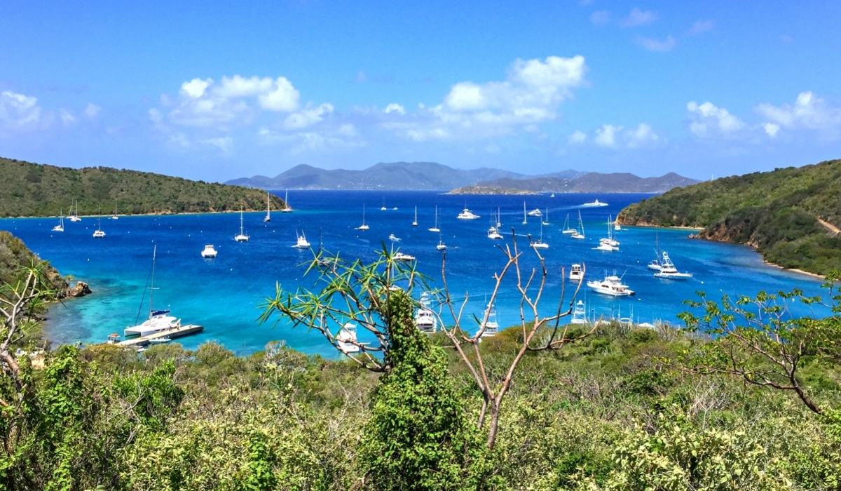 Best anchorages in the British Virgin Islands - Norman island