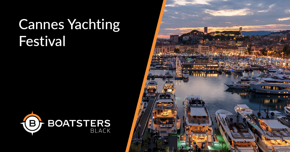 The Cannes Yachting Festival Boatsters Black