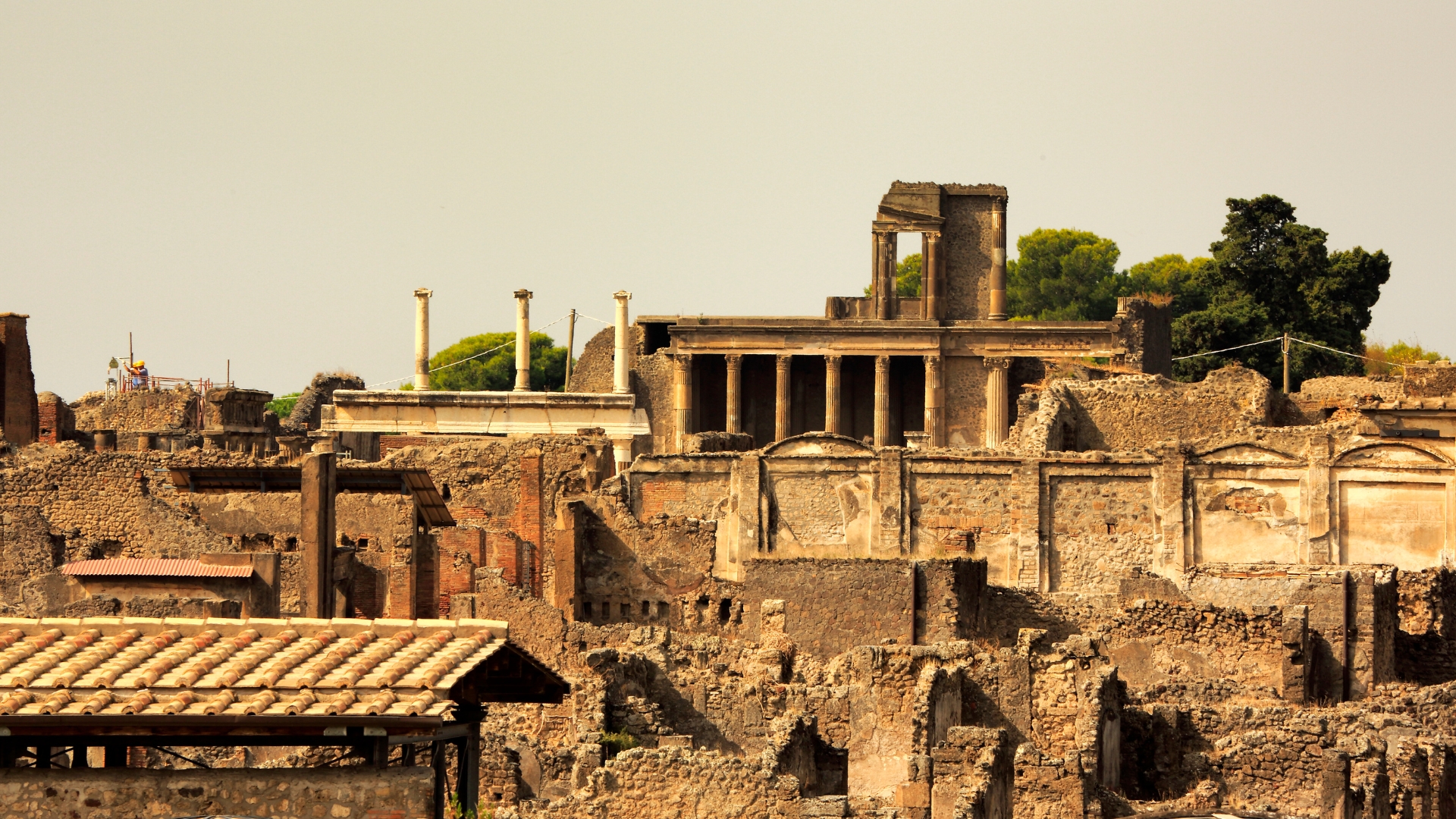 The city of Pompeii