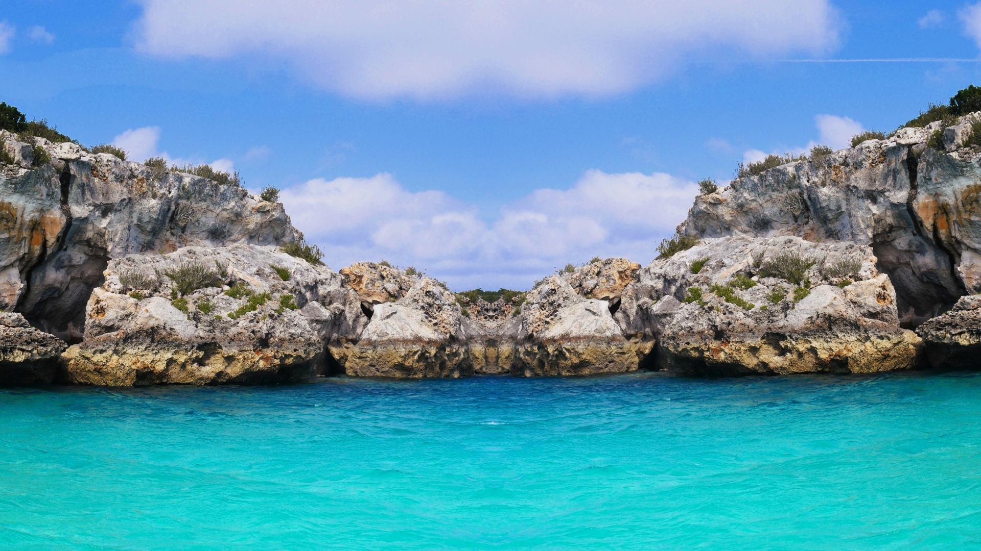 Thunderball Grotto Best anchorages for luxury yacht charters in the Bahamas