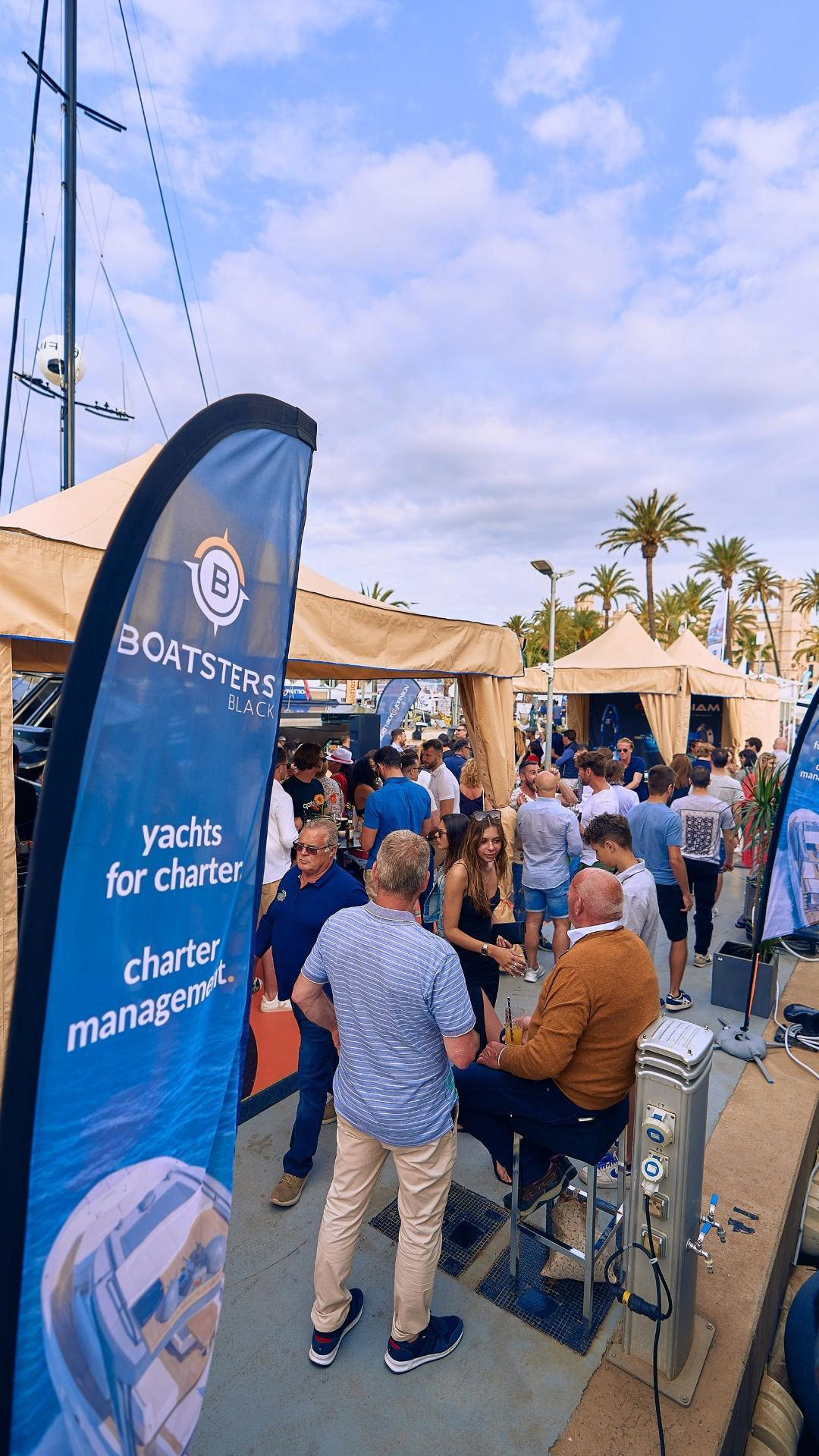 Boatsters Black at the Palma International Boat Show 2023