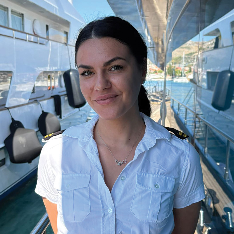 Ivana One Blue Chief Stewardess