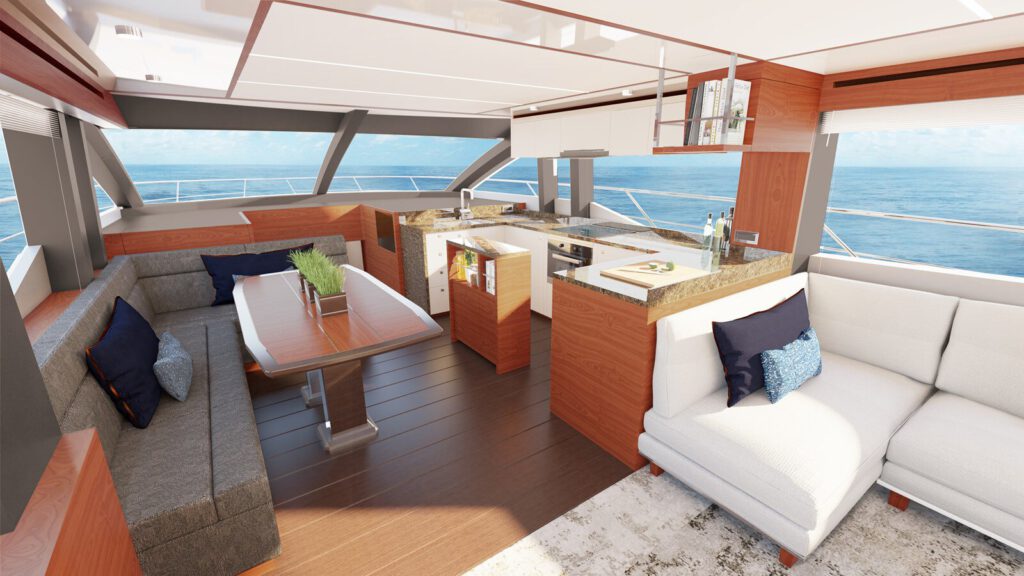 JOHNSON 70′ SKYLOUNGE NEW BUILD