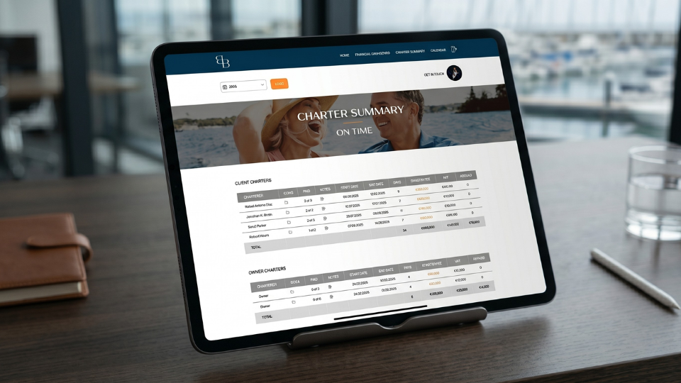 yacht charter management platform